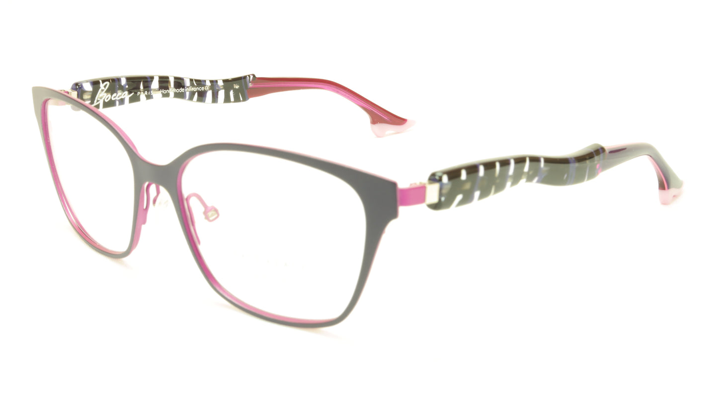 Face A Face Bocca City 4 Col. 9488 Purple Pink Eyeglasses Italy Made 54-16-142 - Frame Bay