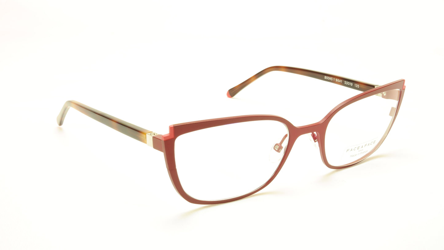 Face A Face Books 1 Col. 9641 Eyeglasses France Made 53-19-135 - Frame Bay