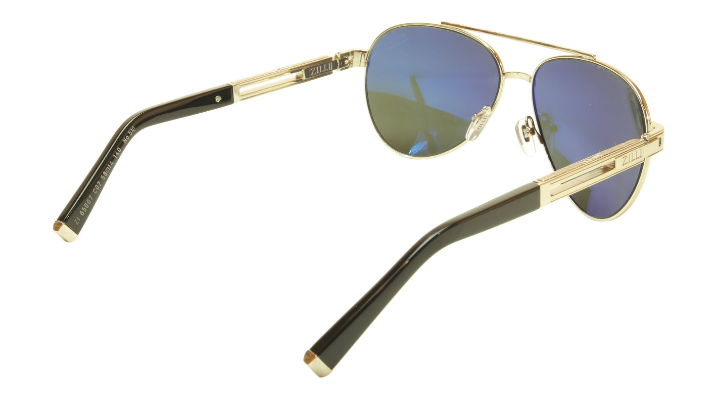 ZILLI Sunglasses Titanium Hand Made Acetate Polarized France ZI 65007 C02 - Frame Bay