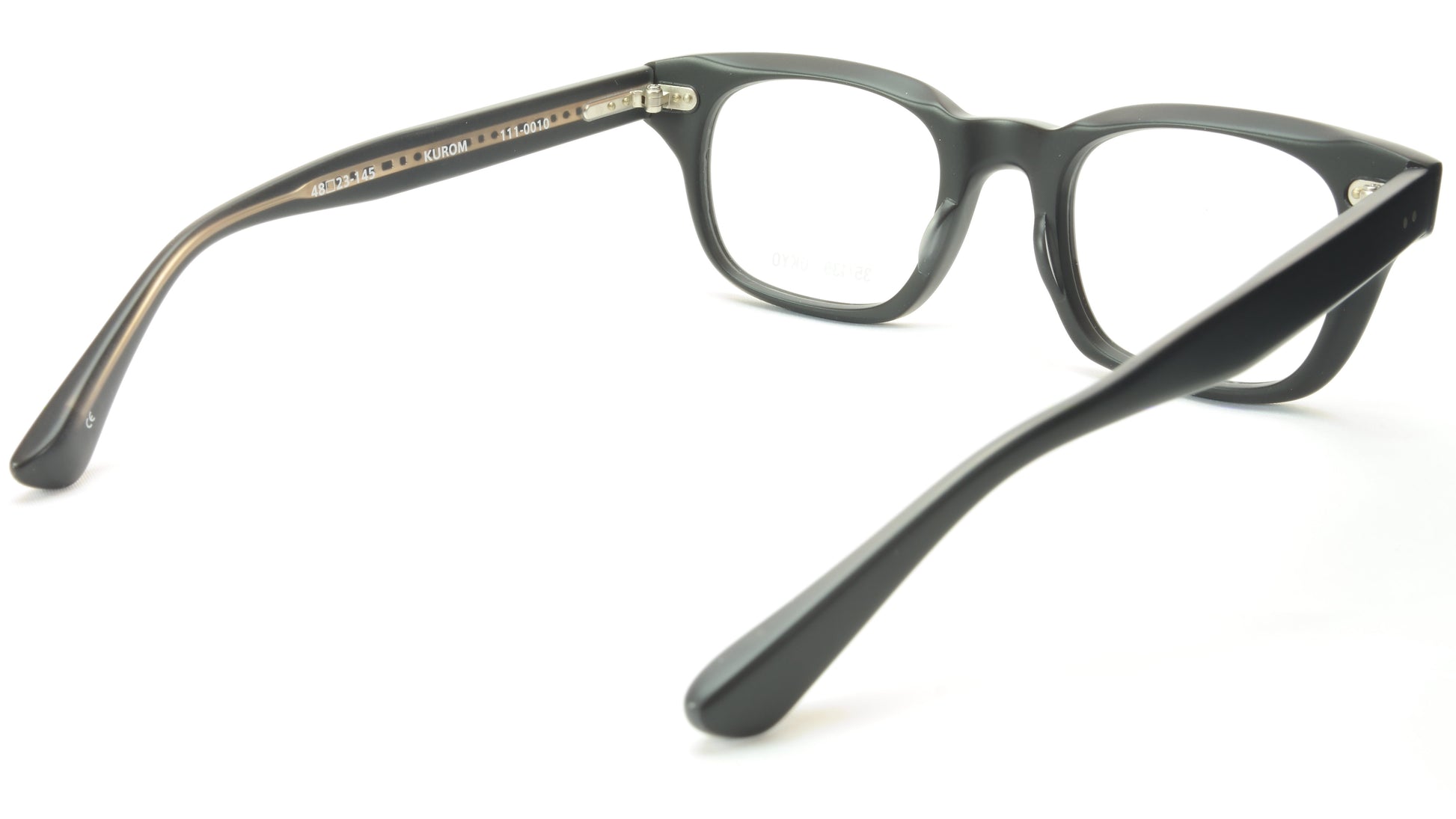 35/139 Tokyo KUROM 111-0010 Eyeglasses Frame Matte Black 48-23-145 Made in Japan - Frame Bay