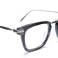 35/139 Tokyo SUMI 107-0006A Eyeglasses Frame Black Crystal Chrome 49-23-145 Japan Made - Frame Bay