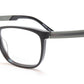 OGA Morel Eyeglasses Frame 77710 NG090 Acetate Black Grey France 54-17-140, 37 - Frame Bay